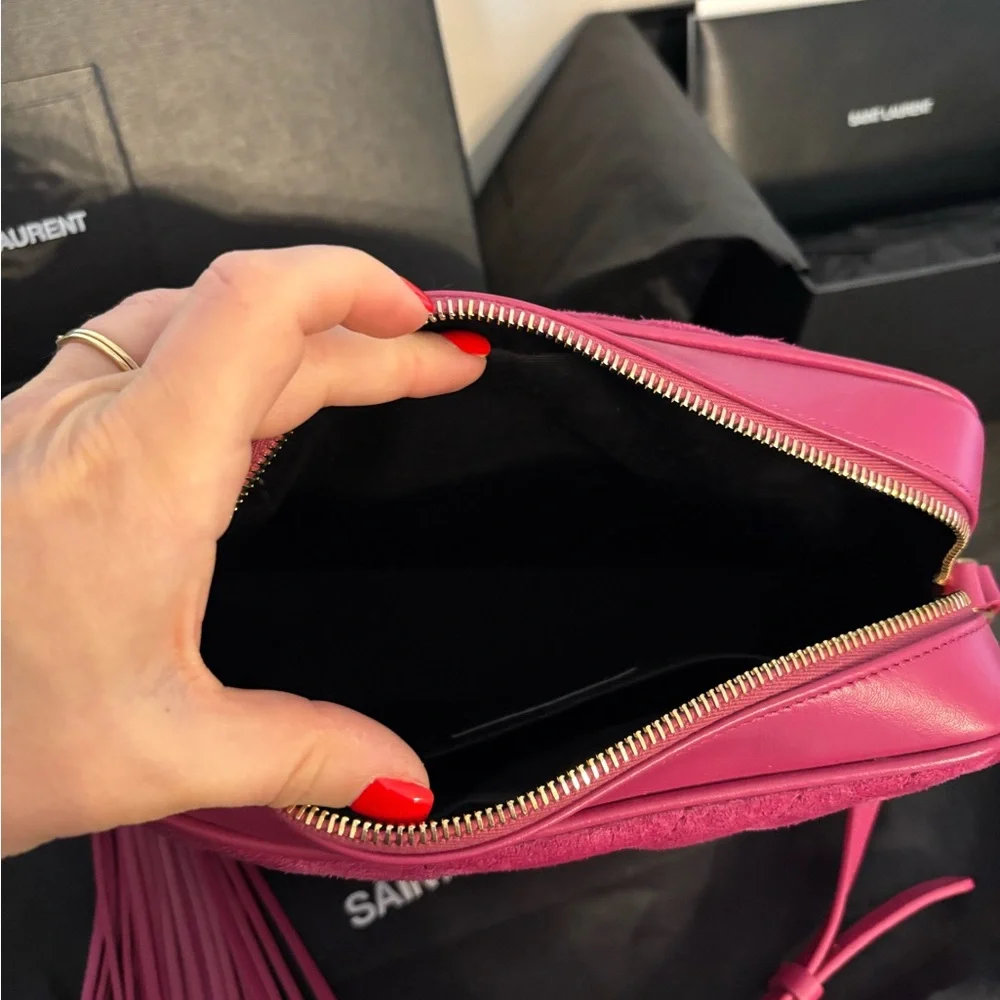 Saint Laurent Fuchsia Crossbody Bag - Picture 3 of 8